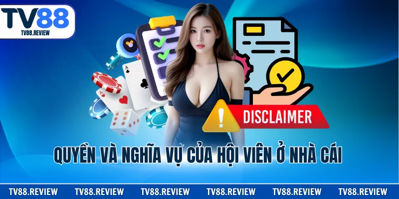 Quyền và nghĩa vụ của hội viên ở nhà cái