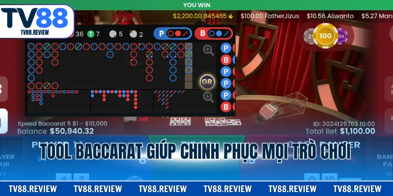 Tool baccarat giúp chinh phục mọi trò chơi